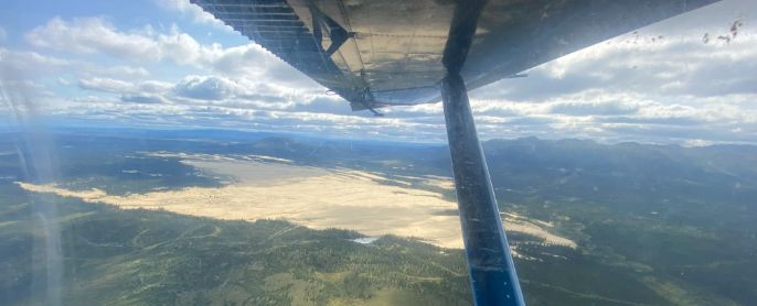 Kobuk Sand Dunes as seen from above